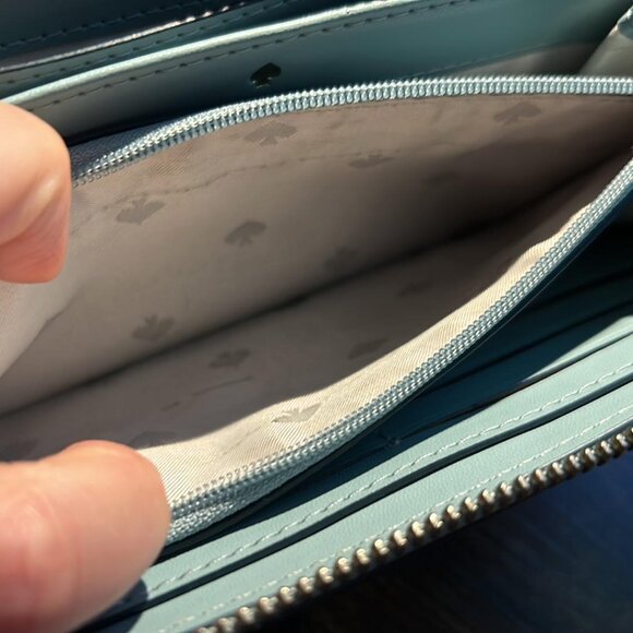 Kate Spade Zip Around Wallet - Used but still has life in it! - see pics - Picture 7 of 9